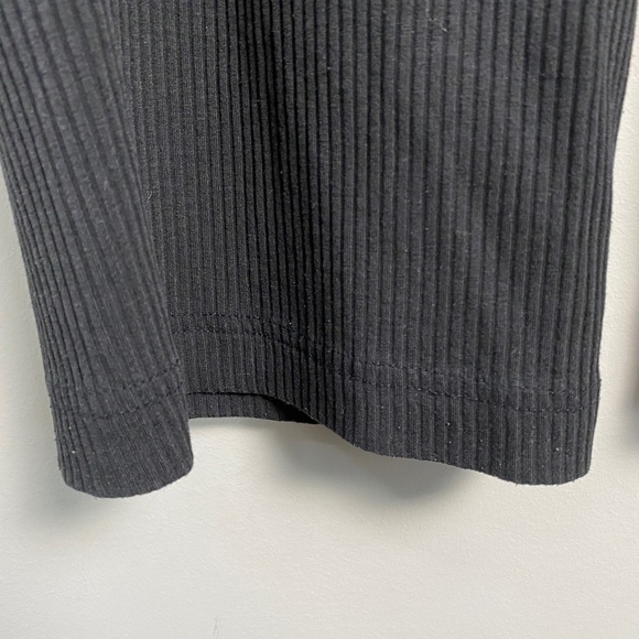 PUMA Women's Black Ribbed High Waist Modern Basics Wide Leg Pant Size Small - Picture 4 of 15